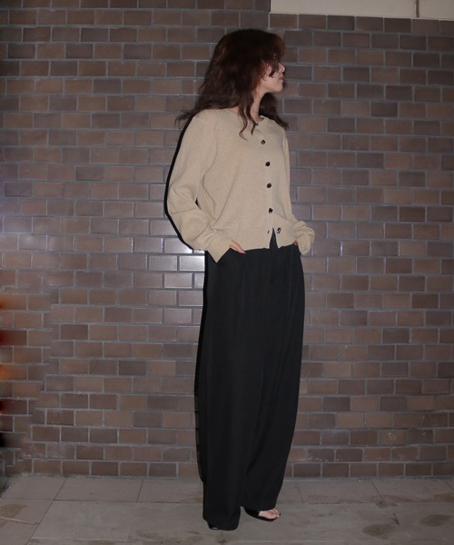 cheriella(シェリエラ)の「【cheriella】メタルボタンニットカーディガン SILVER BUTTON KNIT CARDIGAN(カーディガン/ボレロ・レディース・アイボリー/ベージュ/杢グレー/チャコールグレー・FREE)」の21枚目の写真