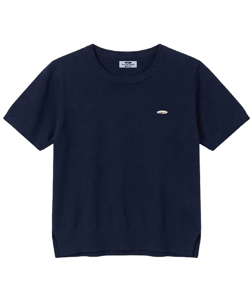 FDR(エフディーアール)の「Essential Pearl Soft Crewneck_5 Color(Tシャツ/カットソー・レディース・ブラック/ライトピンク/ネイビー/ミント/ライトイエロー・FREE)」の3枚目の写真