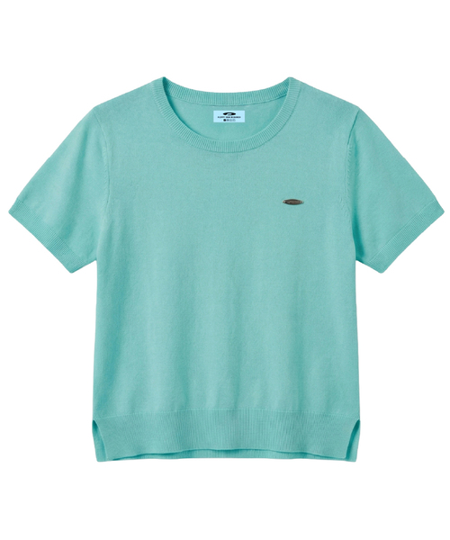 FDR(エフディーアール)の「Essential Pearl Soft Crewneck_5 Color(Tシャツ/カットソー・レディース・ブラック/ライトピンク/ネイビー/ミント/ライトイエロー・FREE)」の2枚目の写真