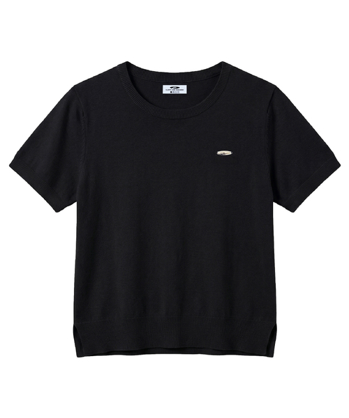 FDR(エフディーアール)の「Essential Pearl Soft Crewneck_5 Color(Tシャツ/カットソー・レディース・ブラック/ライトピンク/ネイビー/ミント/ライトイエロー・FREE)」の1枚目の写真