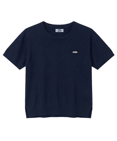 FDR(エフディーアール)の「Essential Pearl Soft Crewneck_5 Color(Tシャツ/カットソー・レディース・ブラック/ライトピンク/ネイビー/ミント/ライトイエロー・FREE)」の8枚目の写真