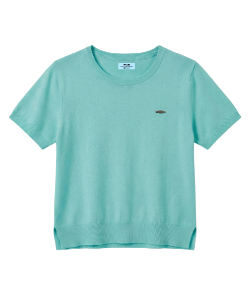FDR(エフディーアール)の「Essential Pearl Soft Crewneck_5 Color(Tシャツ/カットソー・レディース・ブラック/ライトピンク/ネイビー/ミント/ライトイエロー・FREE)」の10枚目の写真