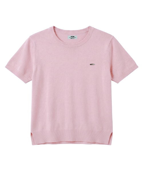 FDR(エフディーアール)の「Essential Pearl Soft Crewneck_5 Color(Tシャツ/カットソー・レディース・ブラック/ライトピンク/ネイビー/ミント/ライトイエロー・FREE)」の14枚目の写真