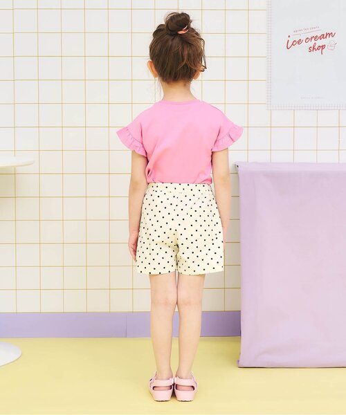 apres les cours(アプレレクール)の「ハートバックル水陸両用キュロット(その他パンツ・キッズ・ドット/ローズ・140/130/120/110/100/90/80)」の11枚目の写真