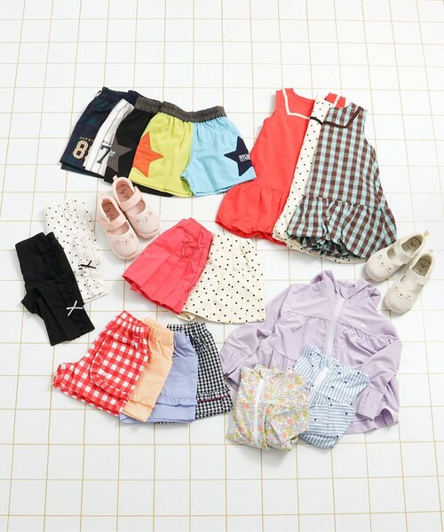 apres les cours(アプレレクール)の「ハートバックル水陸両用キュロット(その他パンツ・キッズ・ドット/ローズ・140/130/120/110/100/90/80)」の18枚目の写真