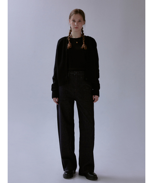 THEMITTEN（ザ・ミトン）の「Murmur wrap cardigan (black)（カーディガン/ボレロ・レディース・その他・FREE）」の5枚目の写真