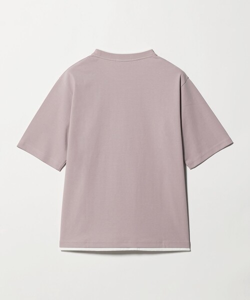 A DAY IN THE LIFE UNITED ARROWS(アデイインザライフユナイテッドアローズ)の「ポンチ エンブロイダリー フェイクレイヤード カットソー-接触冷感-<A DAY IN THE LIFE>(Tシャツ/カットソー・メンズ・ライトピンク/ライトブルー/ブラック/ホワイト/ロイヤルブルー・XL/L/M/S)」の15枚目の写真