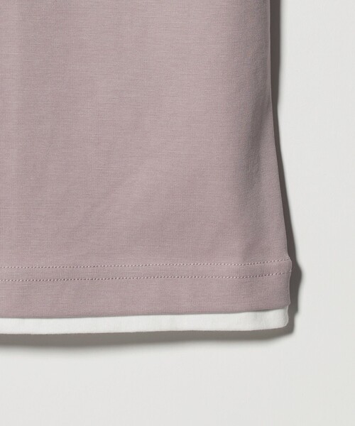 A DAY IN THE LIFE UNITED ARROWS(アデイインザライフユナイテッドアローズ)の「ポンチ エンブロイダリー フェイクレイヤード カットソー-接触冷感-<A DAY IN THE LIFE>(Tシャツ/カットソー・メンズ・ライトピンク/ライトブルー/ブラック/ホワイト/ロイヤルブルー・XL/L/M/S)」の18枚目の写真