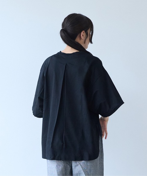 yuni(ユニ )の「ハイパワーポンチwide sleeves Tシャツ(Tシャツ/カットソー・レディース・ブラック/ホワイト・FREE)」の15枚目の写真