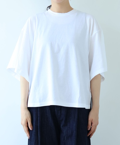 yuni(ユニ )の「ハイパワーポンチwide sleeves Tシャツ(Tシャツ/カットソー・レディース・ブラック/ホワイト・FREE)」の17枚目の写真
