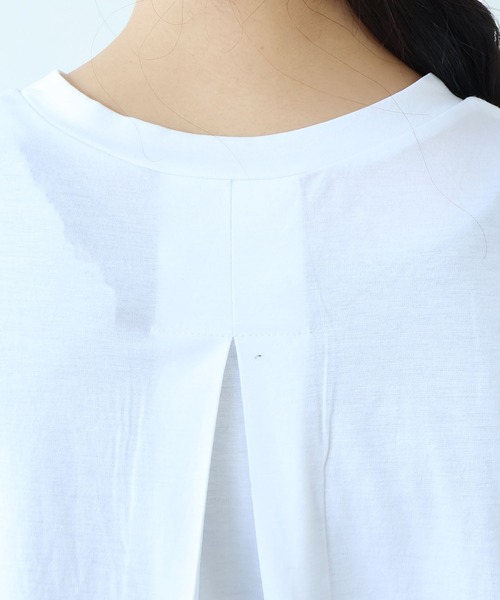 yuni(ユニ )の「ハイパワーポンチwide sleeves Tシャツ(Tシャツ/カットソー・レディース・ブラック/ホワイト・FREE)」の21枚目の写真