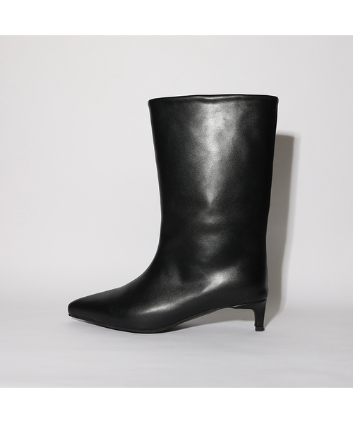 APTO(アプト)の「ラシー ミドルブーツ AHFB013(ブーツ・レディース・ブラック・23cm/23.5cm/24cm/24.5cm/25cm)」の1枚目の写真
