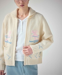 SEA（シー）の「アイレットリブ Vネック ヘンリー L/S TEE（カーディガン/ボレロ）」