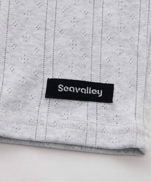 SEA（シー）の「アイレットリブ Vネック ヘンリー L/S TEE（カーディガン/ボレロ・レディース・グレー/ピンク/ホワイト/ブルー・ONE SIZE）」の11枚目の写真