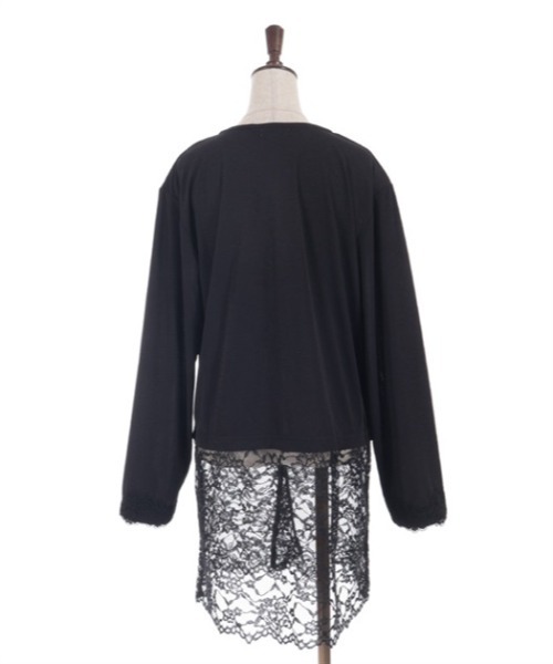 axes femme（アクシーズファム）の「ＵＶカットレース切替カーデ（カーディガン/ボレロ・レディース・ブラック/グレイッシュベージュ/ホワイト・FREE）」の19枚目の写真
