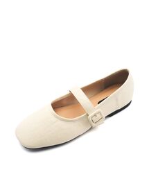 Crimp Buckle Maryjane Flat -US9025 (5color)