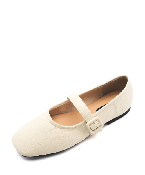 SPUR(シュプール)の「Crimp Buckle Maryjane Flat -US9025 (5color)(バレエシューズ・レディース・アイボリー/シルバー/グレー/ブラック/スカイブルー・23cm/22.5cm/24.5cm/23.5cm/24cm/25cm/25.5cm)」の9枚目の写真