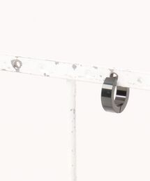 【IZU】 ステンレスブラックマルチデザインピアス