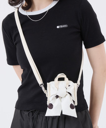 LeSportsac（レスポートサック）の「LG BOW MICRO BAG ノワールポルカドットスナイデル（ショルダーバッグ）」