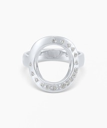 PT900 パーティクル ダブルライン リング（リング）｜ete bijoux