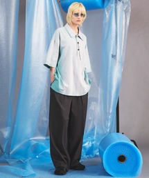 MAISON SPECIAL（メゾンスペシャル）の「《UNISEX》Sunburn Processing Prime-Over Short-sleeved Polo Shirt/サンバーンプロセシングプライムオーバーショートスリーブポロシャツ【MAISON SPECIAL/メゾンスペシャル】（ポロシャツ）」