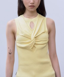 TWIST KNIT TANK TOP / ツイスト ニット タンク トップ