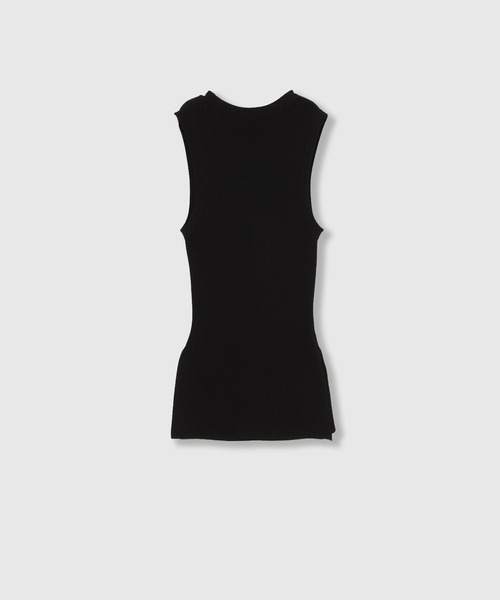 THINGS THAT MATTER（シングス ザット マター）の「TWIST KNIT TANK TOP / ツイスト ニット タンク トップ（タンクトップ・レディース・ブラック/イエロー/グリーン/ピンク・FREE）」の20枚目の写真