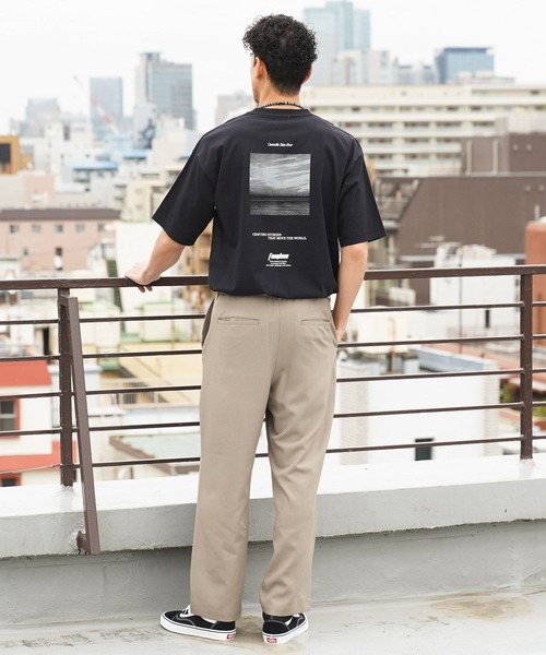 BAYFLOW(ベイフロー)の「OFF BEACHイージースラックス(スラックス・メンズ・ベージュ/チャコール・LARGE/MEDIUM)」の18枚目の写真