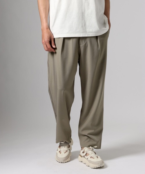 BAYFLOW(ベイフロー)の「OFF BEACHイージースラックス(スラックス・メンズ・ベージュ/チャコール・LARGE/MEDIUM)」の21枚目の写真