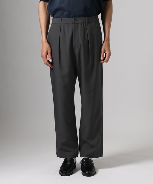 BAYFLOW(ベイフロー)の「OFF BEACHイージースラックス(スラックス・メンズ・ベージュ/チャコール・LARGE/MEDIUM)」の6枚目の写真
