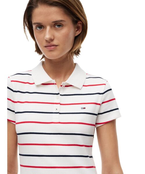 tommy jeans(トミー ジーンズ)の「リブボディコンシャスポロワンピース(ワンピース・レディース・ネイビー/マルチ・MEDIUM/SMALL/X-SMALL)」の11枚目の写真