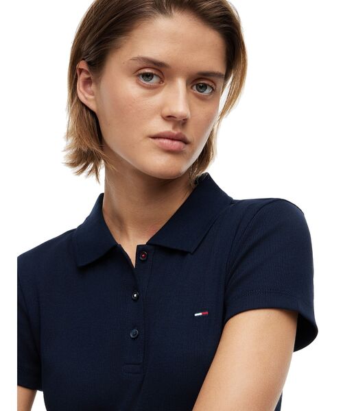 tommy jeans(トミー ジーンズ)の「リブボディコンシャスポロワンピース(ワンピース・レディース・ネイビー/マルチ・MEDIUM/SMALL/X-SMALL)」の6枚目の写真