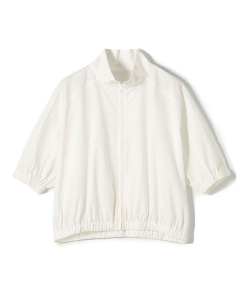 edition pourell(エディションプレル)の「edition pourell コットンレース クロップドブラウス(シャツ/ブラウス・レディース・ホワイト・34/36)」の1枚目の写真