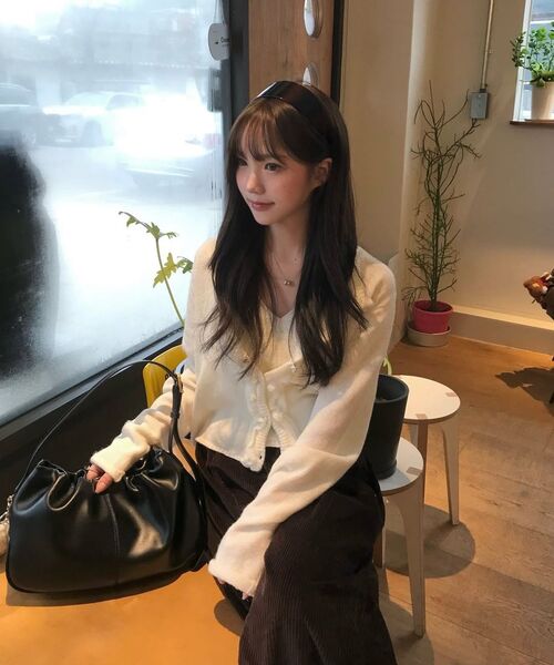 MICHIKO LONDON(ミチコ ロンドン)の「カーブドコーデュロイパンツ ベルベットブラウン(その他パンツ・レディース・その他・MEDIUM/LARGE/SMALL)」の7枚目の写真