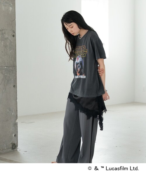 GALLEST(ギャレスト)の「【GOODROCKSPEED】ANAKIN SKYWALKER / Print T-Shirt(Tシャツ/カットソー・レディース・チャコールグレー・38)」の3枚目の写真