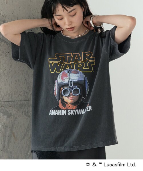 GALLEST(ギャレスト)の「【GOODROCKSPEED】ANAKIN SKYWALKER / Print T-Shirt(Tシャツ/カットソー・レディース・チャコールグレー・38)」の6枚目の写真