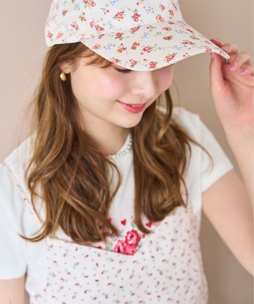 Cath Kidston（キャスキッドソン）の「サテンキャミソールドレス Rose Miniature（ワンピース・レディース・サックスブルー/ピンク・FREE）」の9枚目の写真