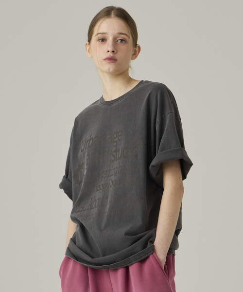 URBANAGE(アーバンエイジ)の「Just About ピグメントオーバー半袖ブラック(Tシャツ/カットソー・レディース・その他・MEDIUM/LARGE)」の13枚目の写真