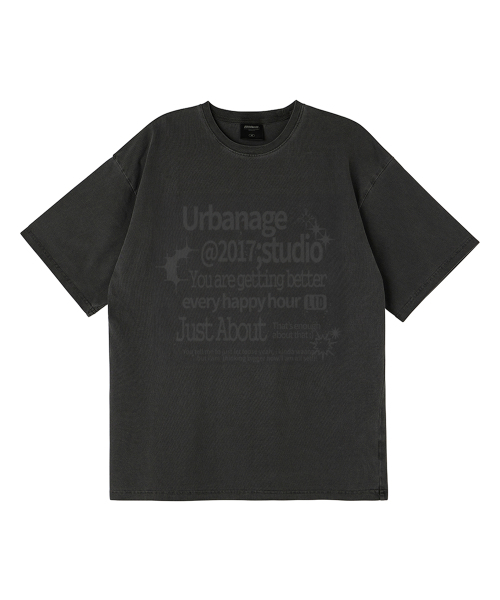 URBANAGE(アーバンエイジ)の「Just About ピグメントオーバー半袖ブラック(Tシャツ/カットソー・レディース・その他・MEDIUM/LARGE)」の11枚目の写真