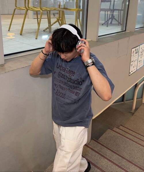 URBANAGE(アーバンエイジ)の「Just About ピグメントオーバー半袖ブラック(Tシャツ/カットソー・レディース・その他・MEDIUM/LARGE)」の9枚目の写真