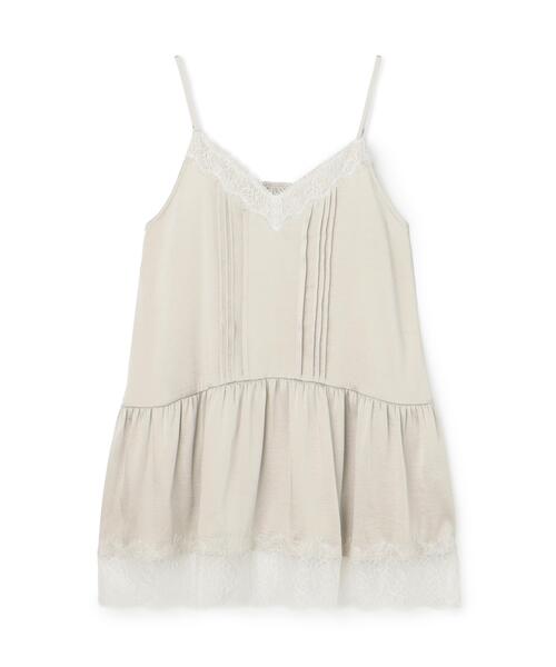 N.(N. Natural Beauty Basic)(エヌエヌナチュラルビューティーベーシック)の「サテンレースキャミ(キャミソール・レディース・ブラウン/ベージュ系その他/ブラック・フリ-)」の12枚目の写真