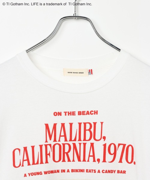 Andemiu(アンデミュウ)の「【LIFE PICTURE COLLECTION】Malibu Photo T-Shirt(Tシャツ/カットソー・レディース・オフホワイト・FREE)」の4枚目の写真