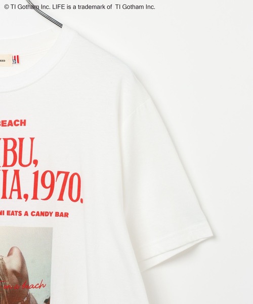 Andemiu(アンデミュウ)の「【LIFE PICTURE COLLECTION】Malibu Photo T-Shirt(Tシャツ/カットソー・レディース・オフホワイト・FREE)」の5枚目の写真
