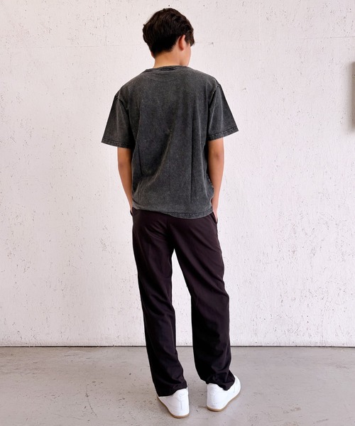 BAYBLO(ベイブロ)の「(SF) edakka コットン100% カツラギ生地 貼付け 韓国ストリート Y2K ストリート Tシャツ(Tシャツ/カットソー・メンズ・ピンク系1/アーミー/ブラック系1・LARGE/MEDIUM/SMALL)」の11枚目の写真