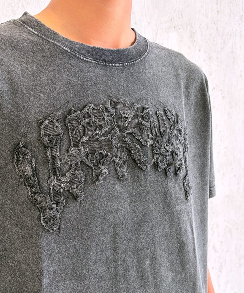 BAYBLO(ベイブロ)の「(SF) edakka コットン100% カツラギ生地 貼付け 韓国ストリート Y2K ストリート Tシャツ(Tシャツ/カットソー・メンズ・ピンク系1/アーミー/ブラック系1・LARGE/MEDIUM/SMALL)」の13枚目の写真