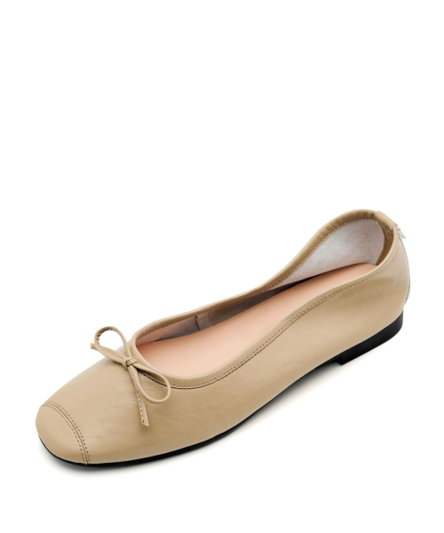 APIED MARCHE(アピエド マルシェ)の「ココン プレイン羊革フラット2cm -PM3033 (4カラー)(バレエシューズ・レディース・アイボリー/レッド/ベージュ/ブラック・22.5cm/23cm/23.5cm/24.5cm/25cm/25.5cm/24cm)」の14枚目の写真