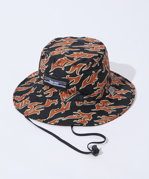 FREAK'S STORE(フリークスストア)の「KiU/キウ KiU×京都大作戦2026コラボハット(ハット・メンズ・ブラック・ONE SIZE)」の1枚目の写真