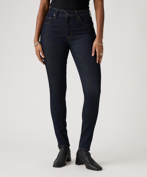 Levi's/リーバイス レザー721 ハイライズ スキニー ジーンズ ダーク