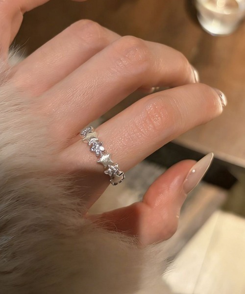 mebole(メボレ)の「star ring(リング・レディース・シルバー・FREE)」の3枚目の写真