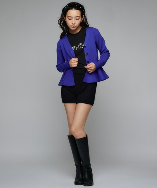Narcissus(ナルシス)の「【Narcissus / KIMHEKIM WOMAN ( キムヘキム ) 】パールロゴTシャツ 半袖(Tシャツ/カットソー・レディース・ブラック・XS)」の4枚目の写真